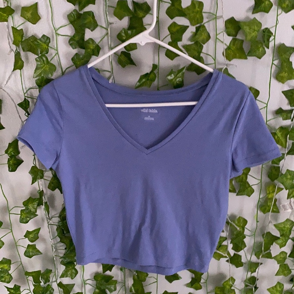Purple Crop T-Shirt